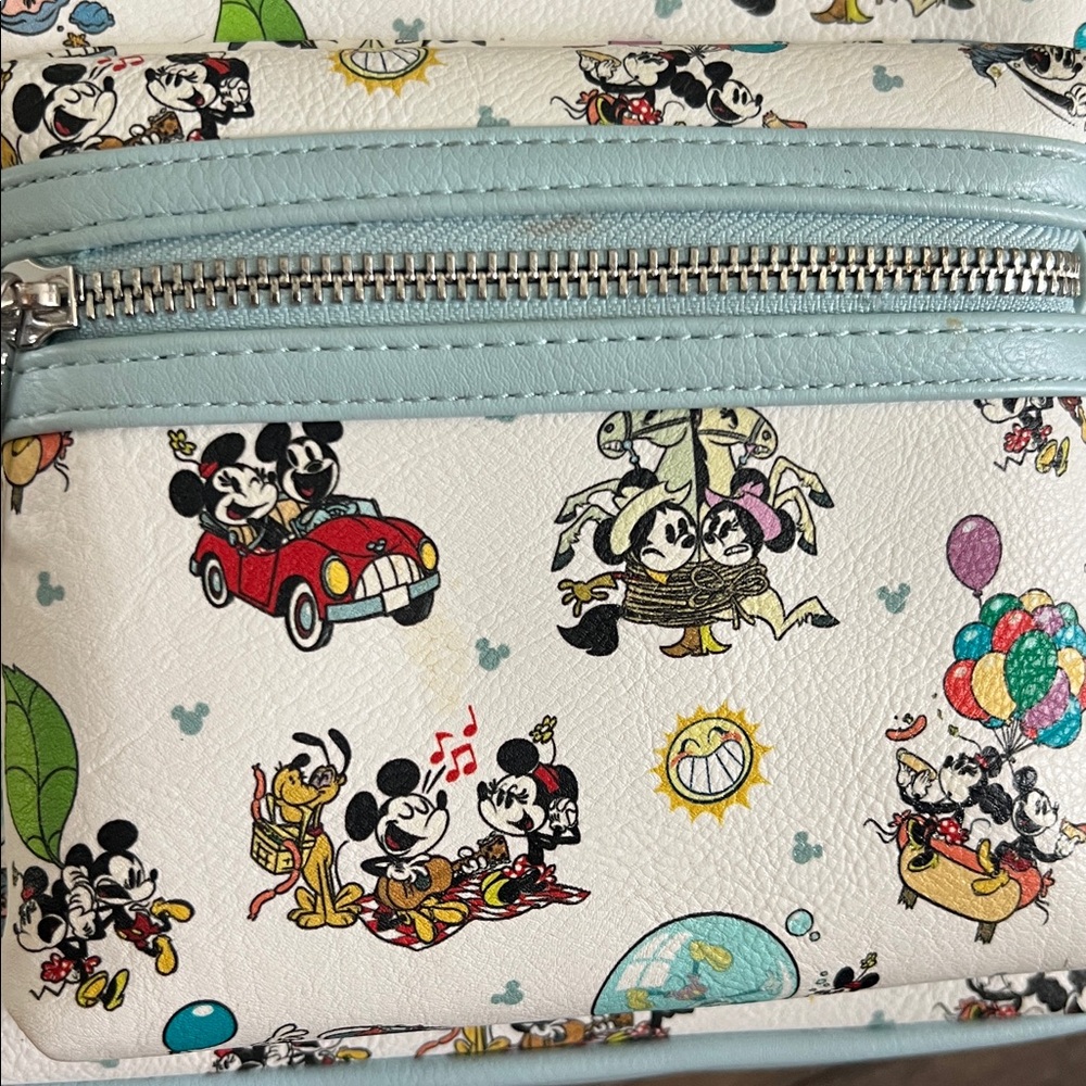Disney Parks Loungefly Mickey and Minnie Runaway Railway mini backpack - Picture 2 of 5
